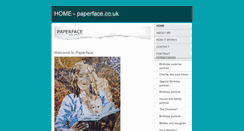 Desktop Screenshot of paperface.co.uk