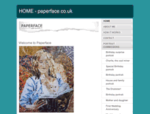 Tablet Screenshot of paperface.co.uk